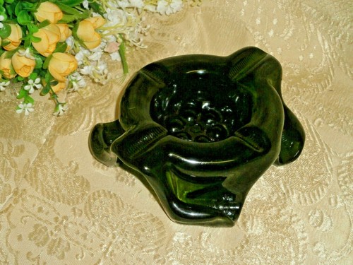 Vintage bottiglia vetro verde - ,