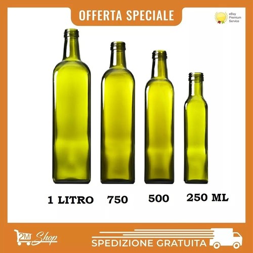 Bottiglie verdi marasca vetro - verdi,
