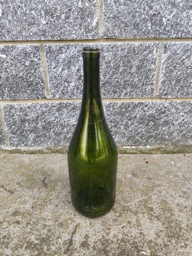 Bottiglia vetro verde - , vintage