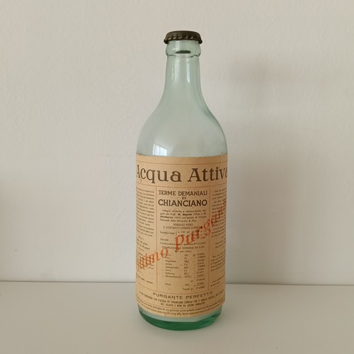 Antica bottiglia vetro da - in,
