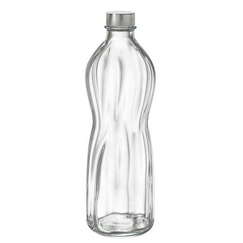Bottiglia vetro 1lt con - 1lt,