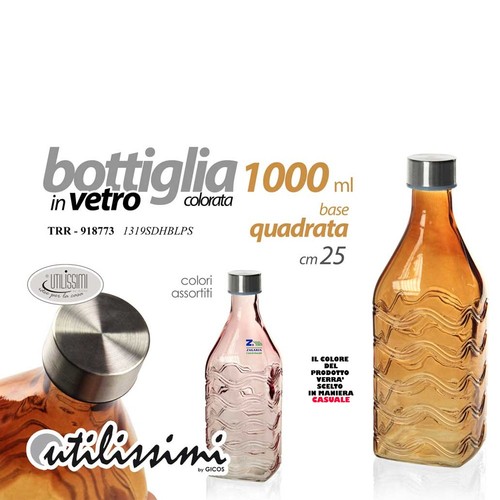 Bottiglia vetro acqua 0 - vetro, 1,0