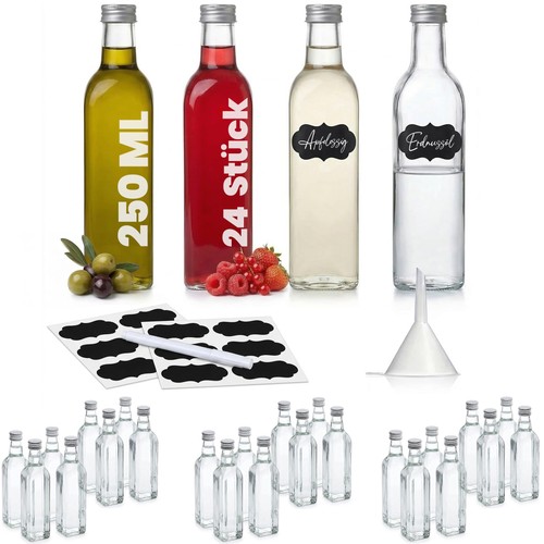 Bottiglie vetro 250ml - bottiglie,