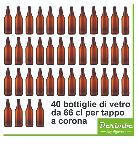 Bottiglie vetro marroni - di,