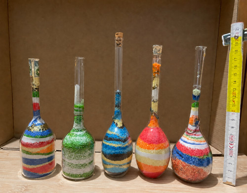 Lotto bottiglie decorative - lotto,